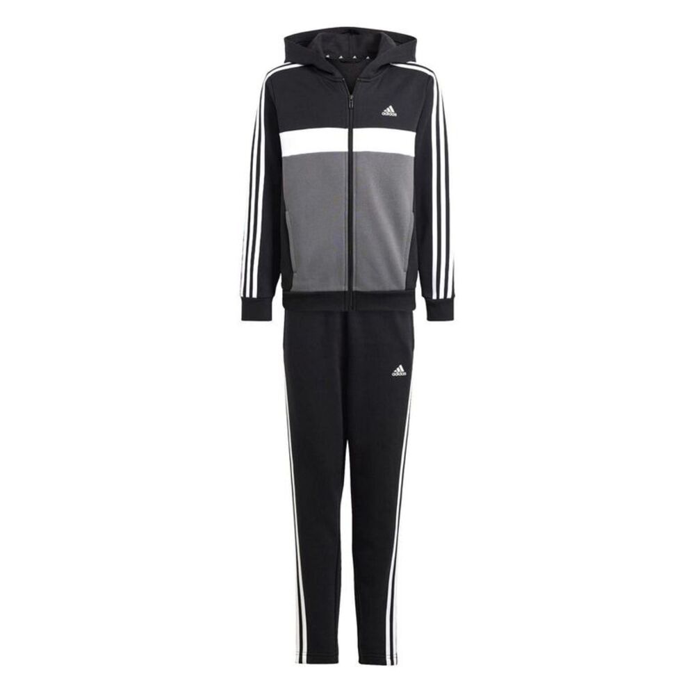 Adidas Childrens/Kids Tiberio Tracksuit / Black/Gray